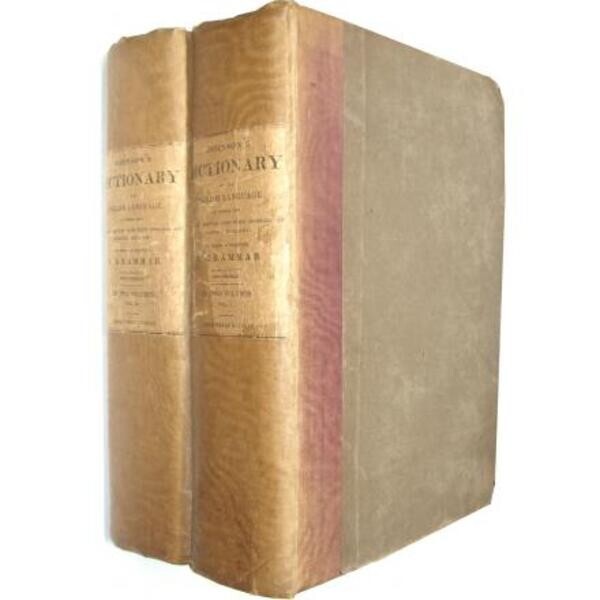 Samuel Johnson - 1833 Dictionary Of The English