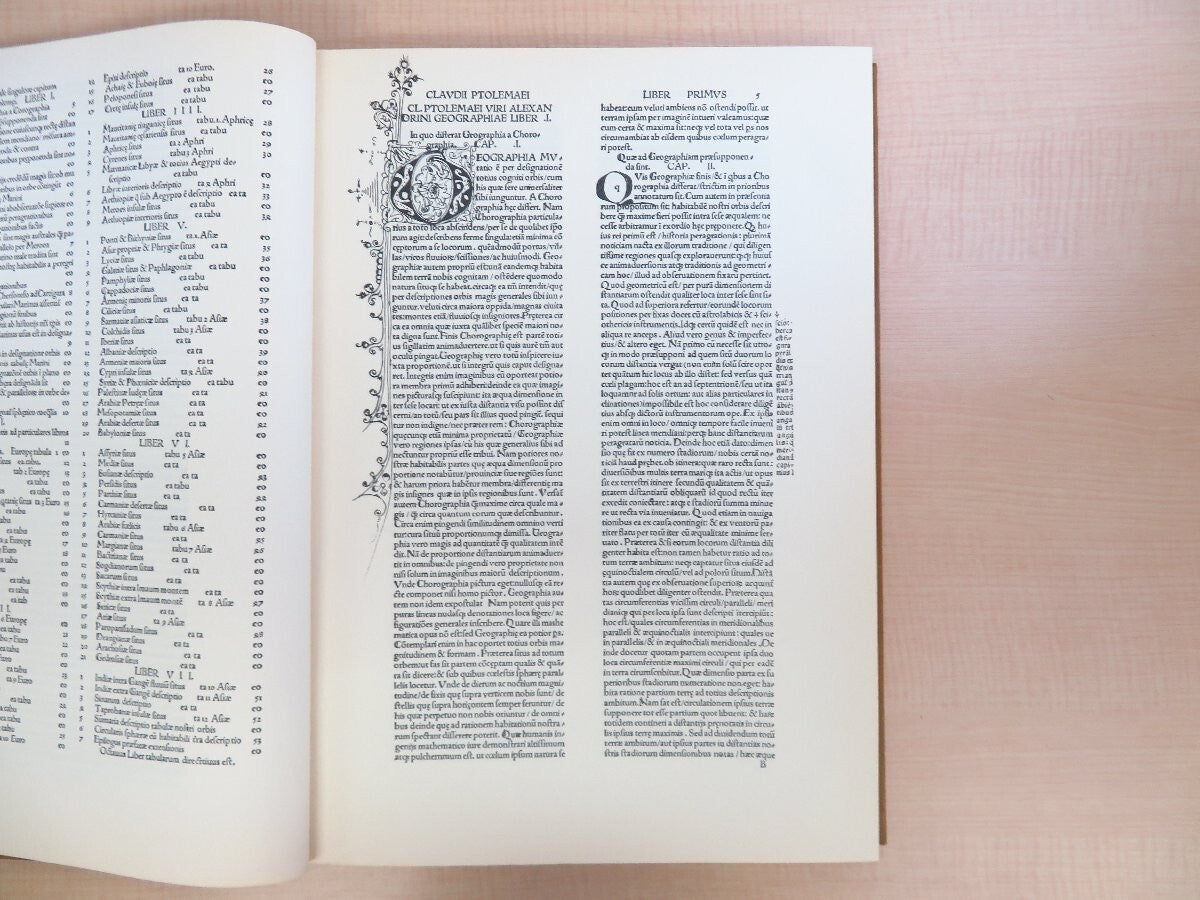 Geographia By Claudius Ptolemaeus - Facsimile Edition, 1513 Strasbourg, 1966