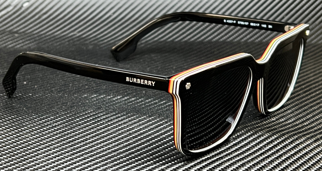 Burberry Be4337F 379887 Black Grey Men'S 56 Mm