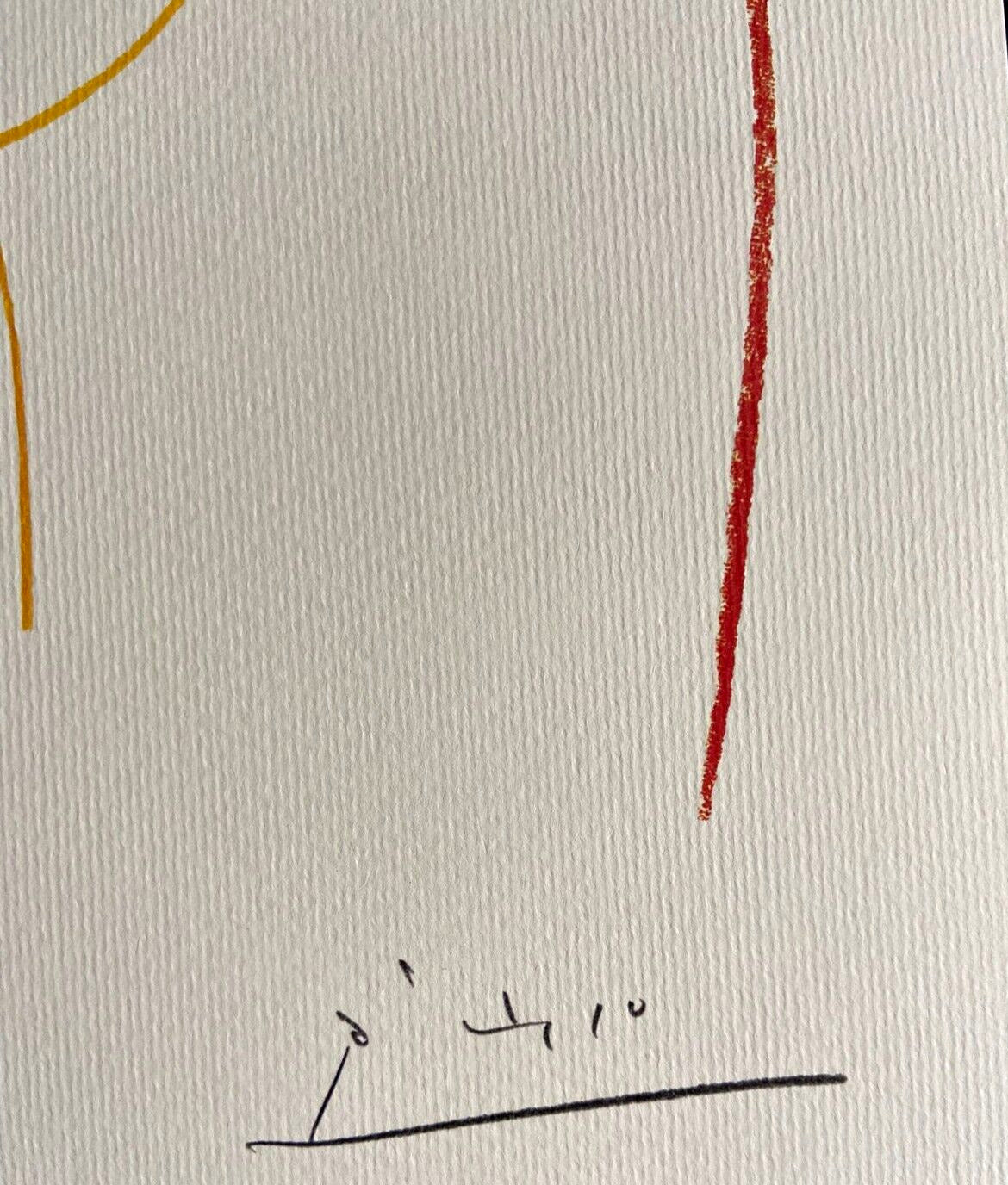 Pablo Picasso Lithograph Coa Signed In Pen