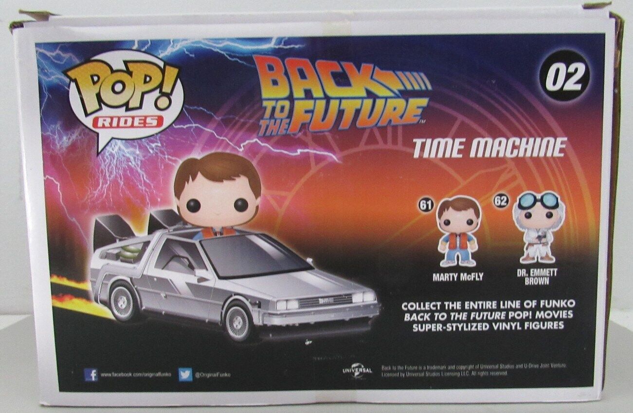 Michael J Fox Signed "Back To Future" Pop! Rides
