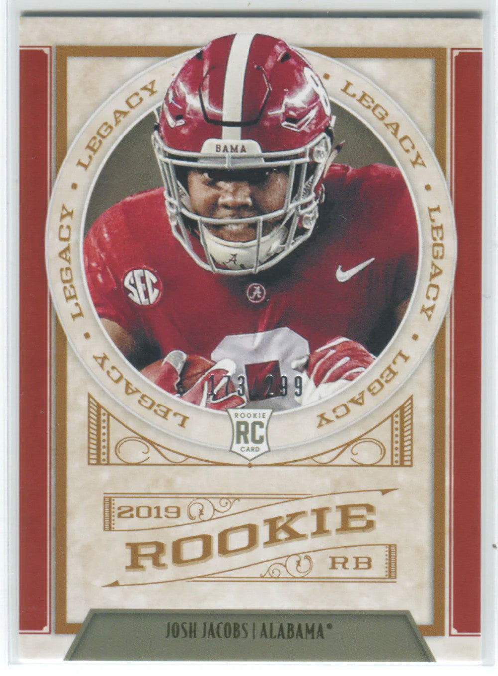 2019 Panini Rookie #178 Josh Jacobs Card