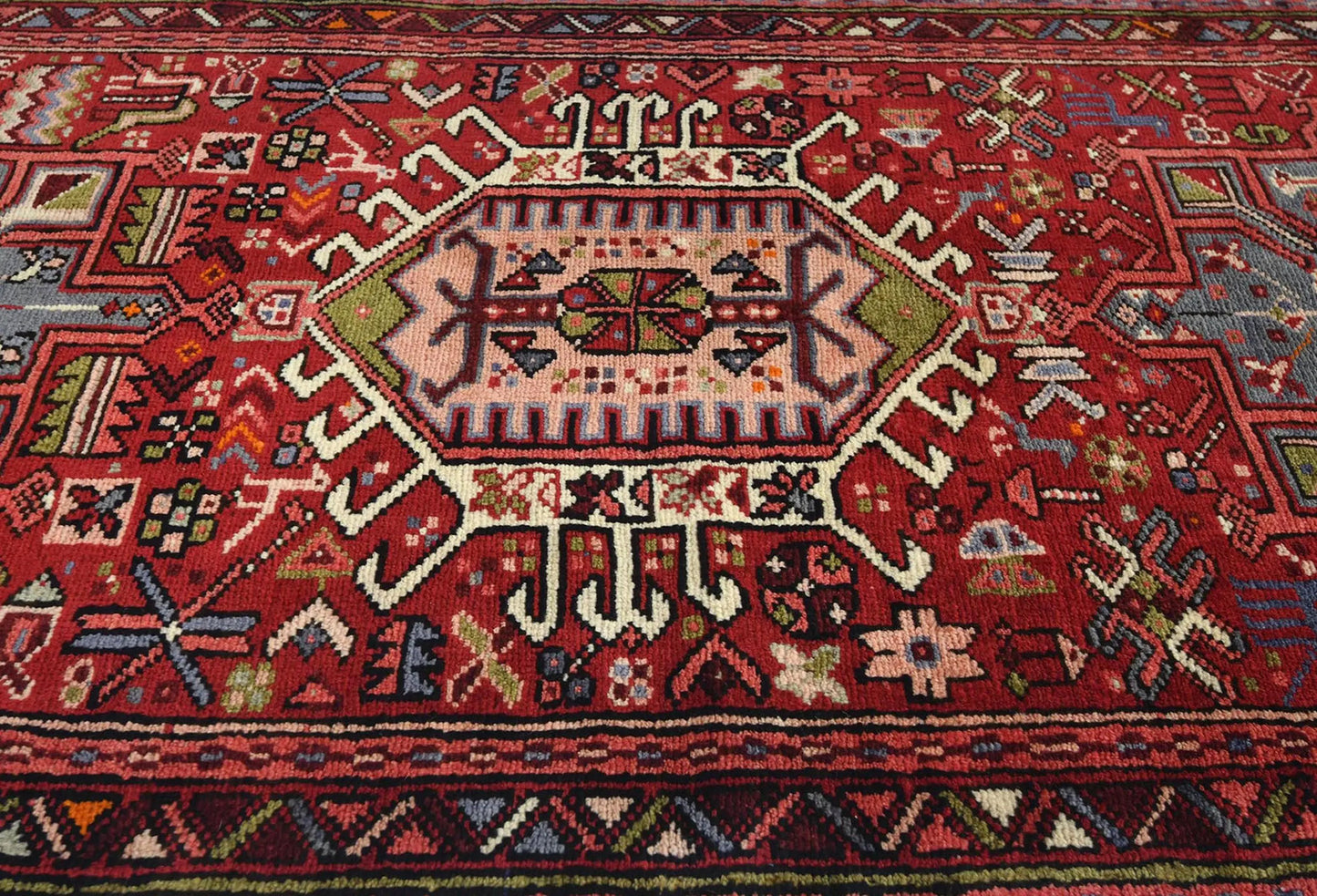 Tribal Vintage Oriental Runner Rug Farmho Hallway