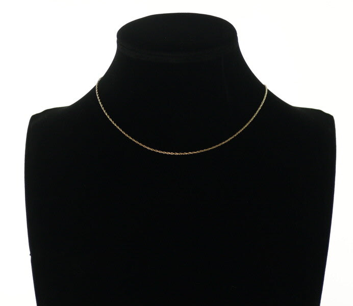 Celine Chain Necklace Screw 42Cm 18K 750 Yellow Gold