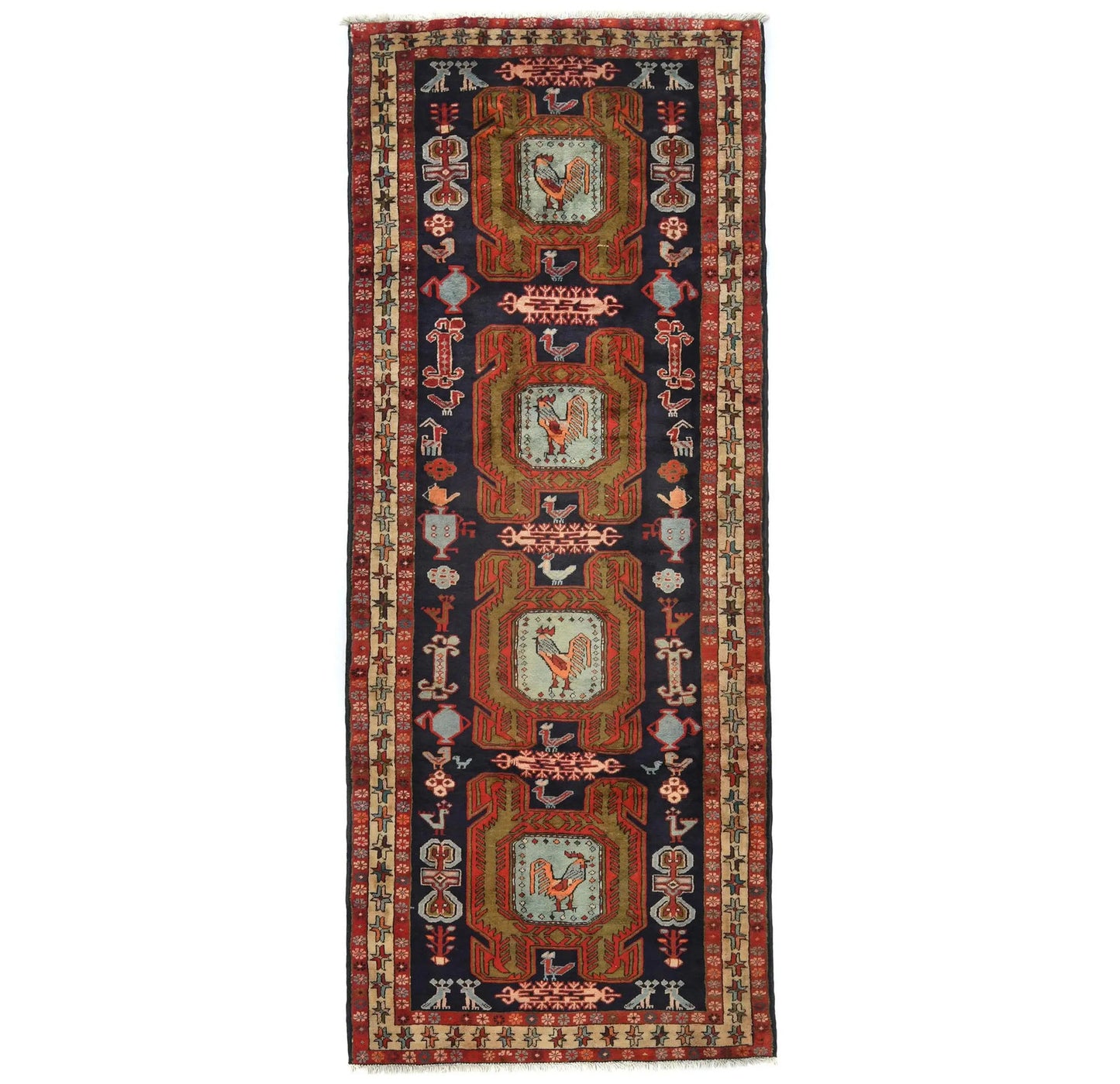 Handmade Tribal Style Wool Hallway Runner