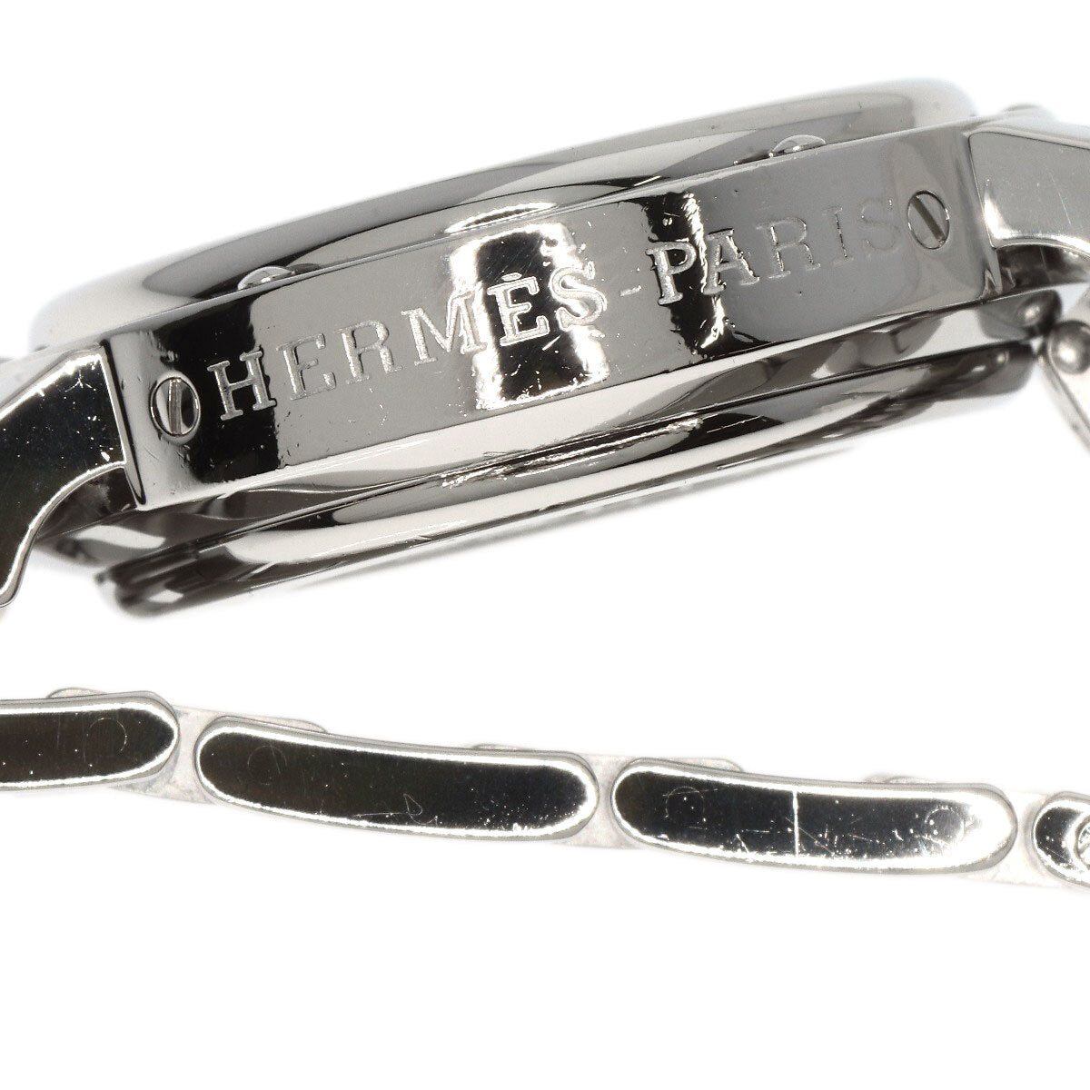 Hermes Clipper Chrono Watches Cl1.310 Stainless Steel/Stainless Steel Ladies