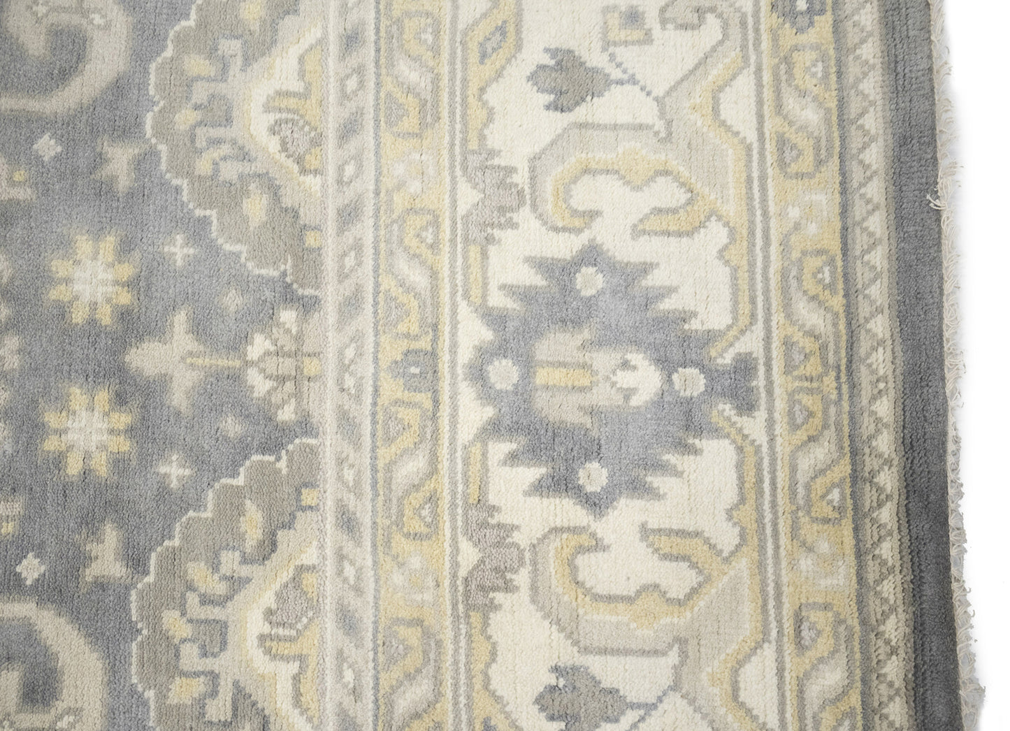 9X18 ft Handmade Oushak Chobi Oriental Rug Muted
