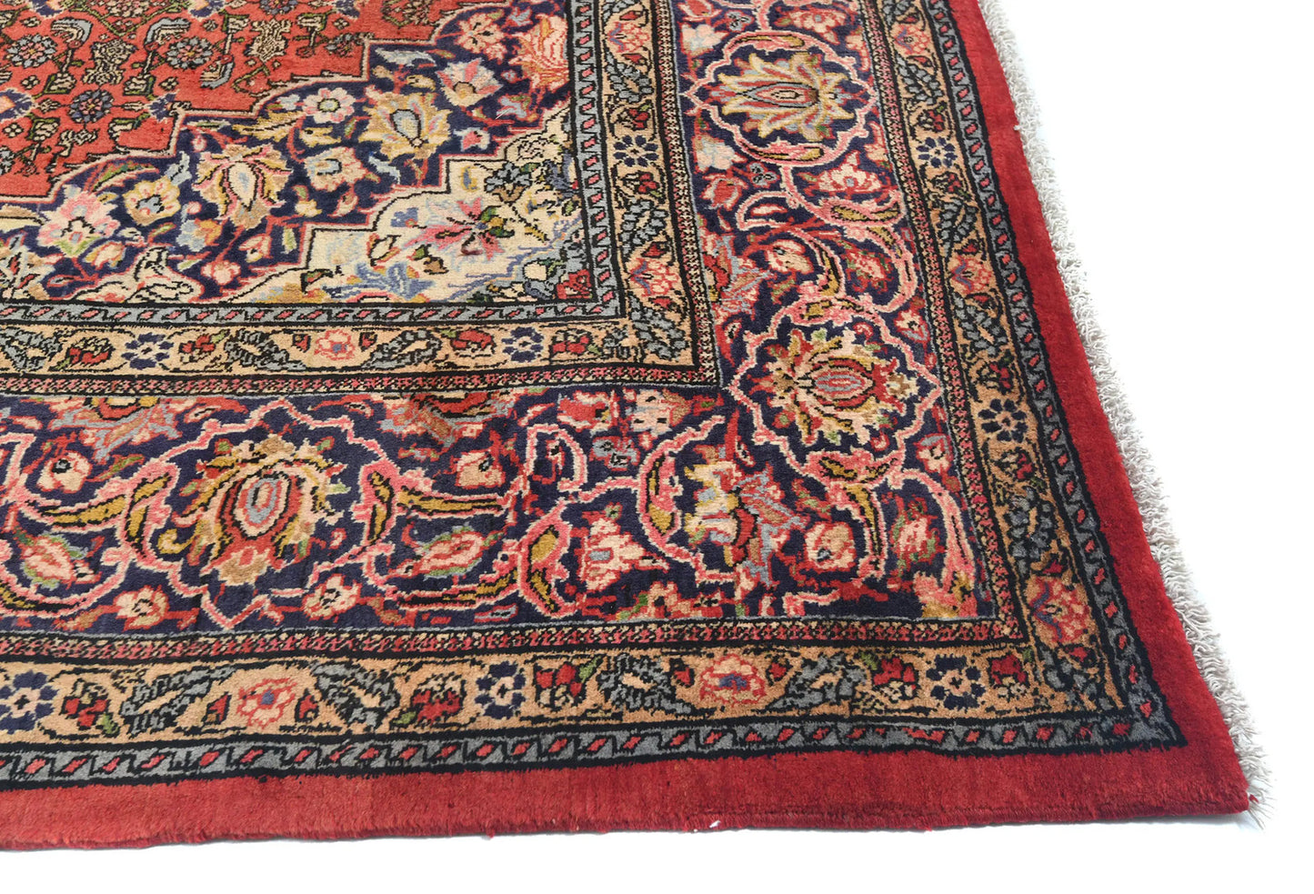 Handmade Vintage Rug Tribal Floral Extra Large