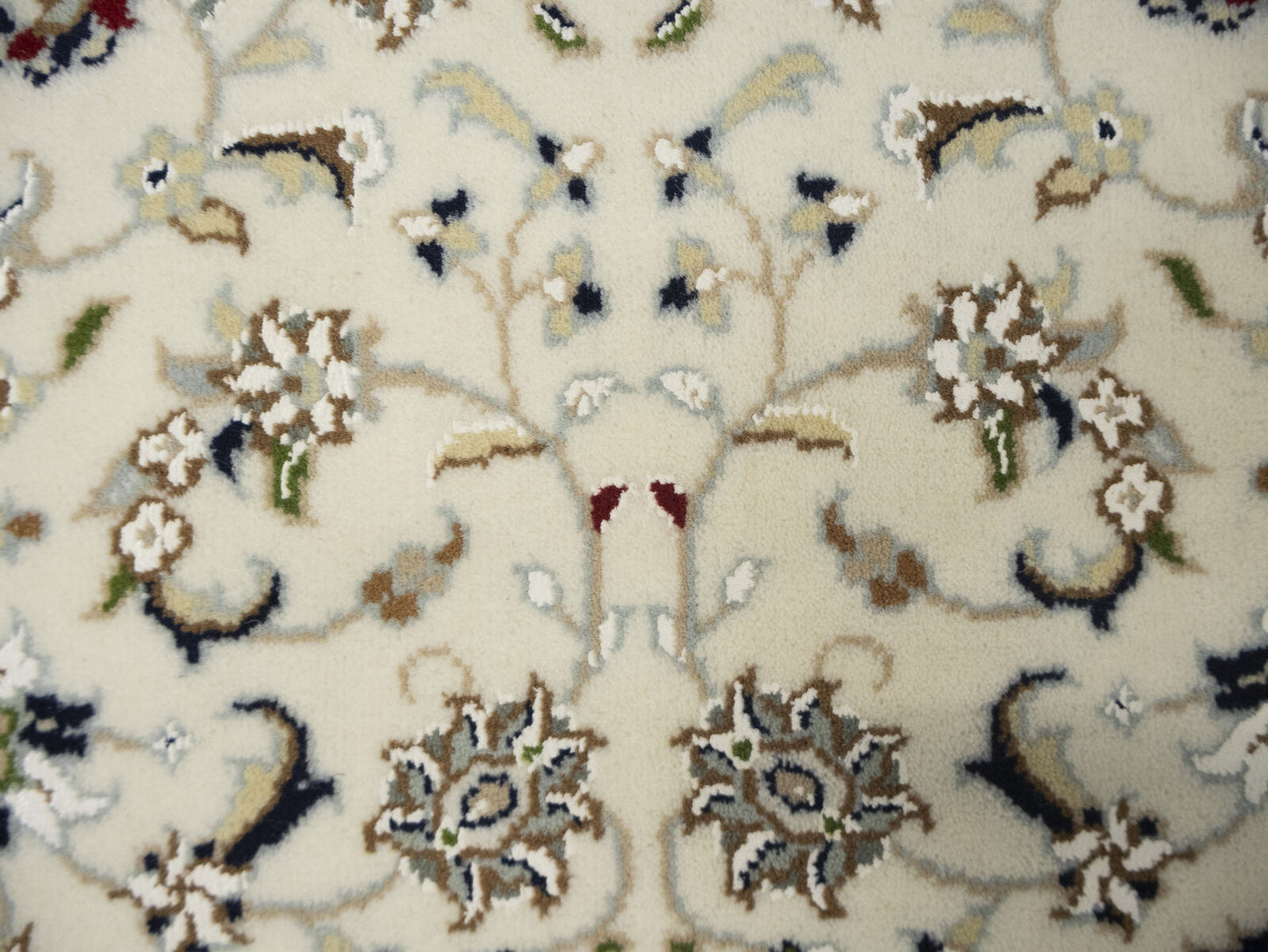 Indo-Nain Oriental Runner Rug All-Over Floral