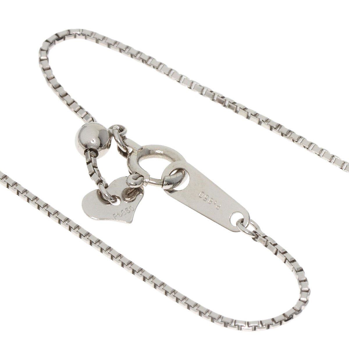 0.423ct Diamond Necklace Platinum PT900 PT850 5.9g