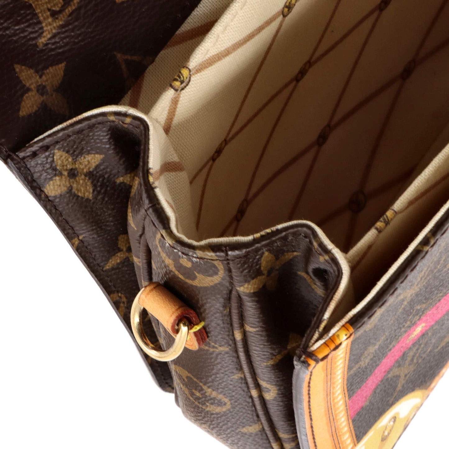 Louis Vuitton Pochette Metis Limited Edition Summer Trunks Monogram Canvas