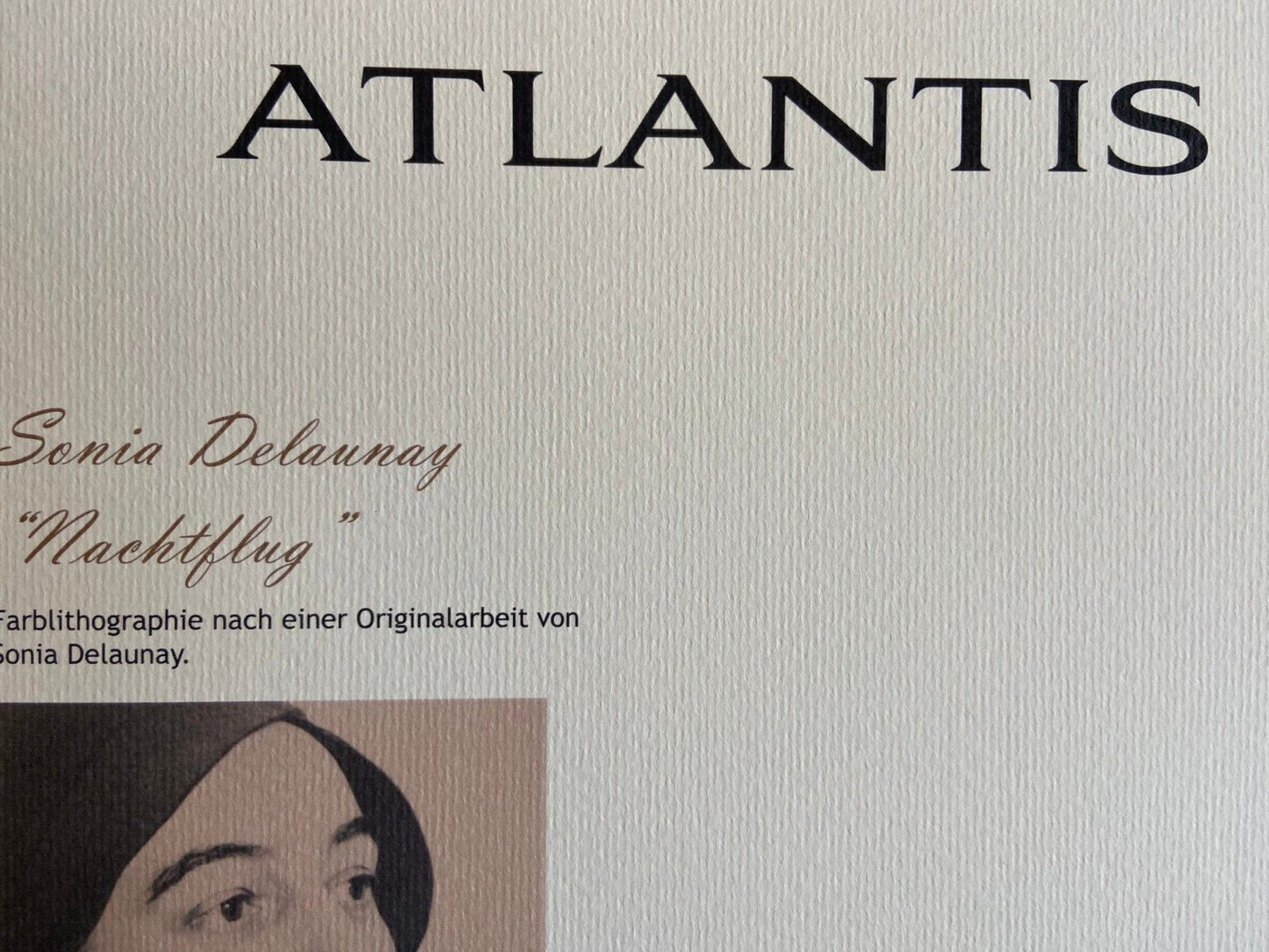 Sonia Delaunay Lithograph Coa Signed In Pen