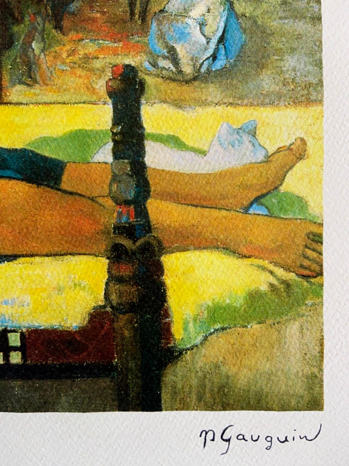 Paul Gauguin Lithograph Coa Signed Numbered By