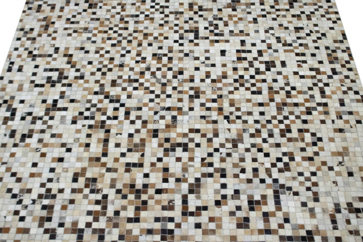 Handcrafted Multicolored Cowhide Leather