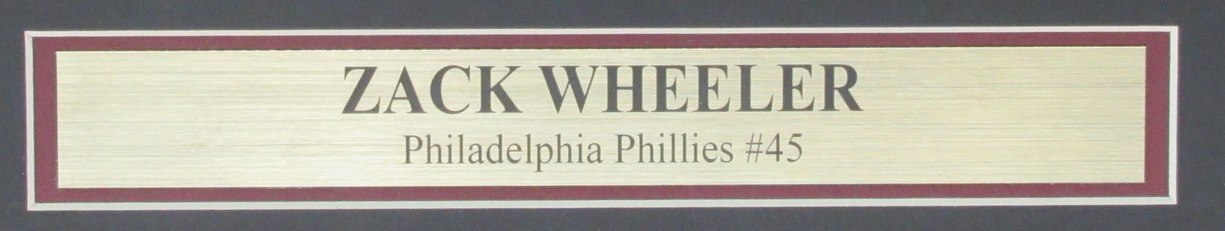 Zack Wheeler Signed 16X20 Photo Philadelphia
