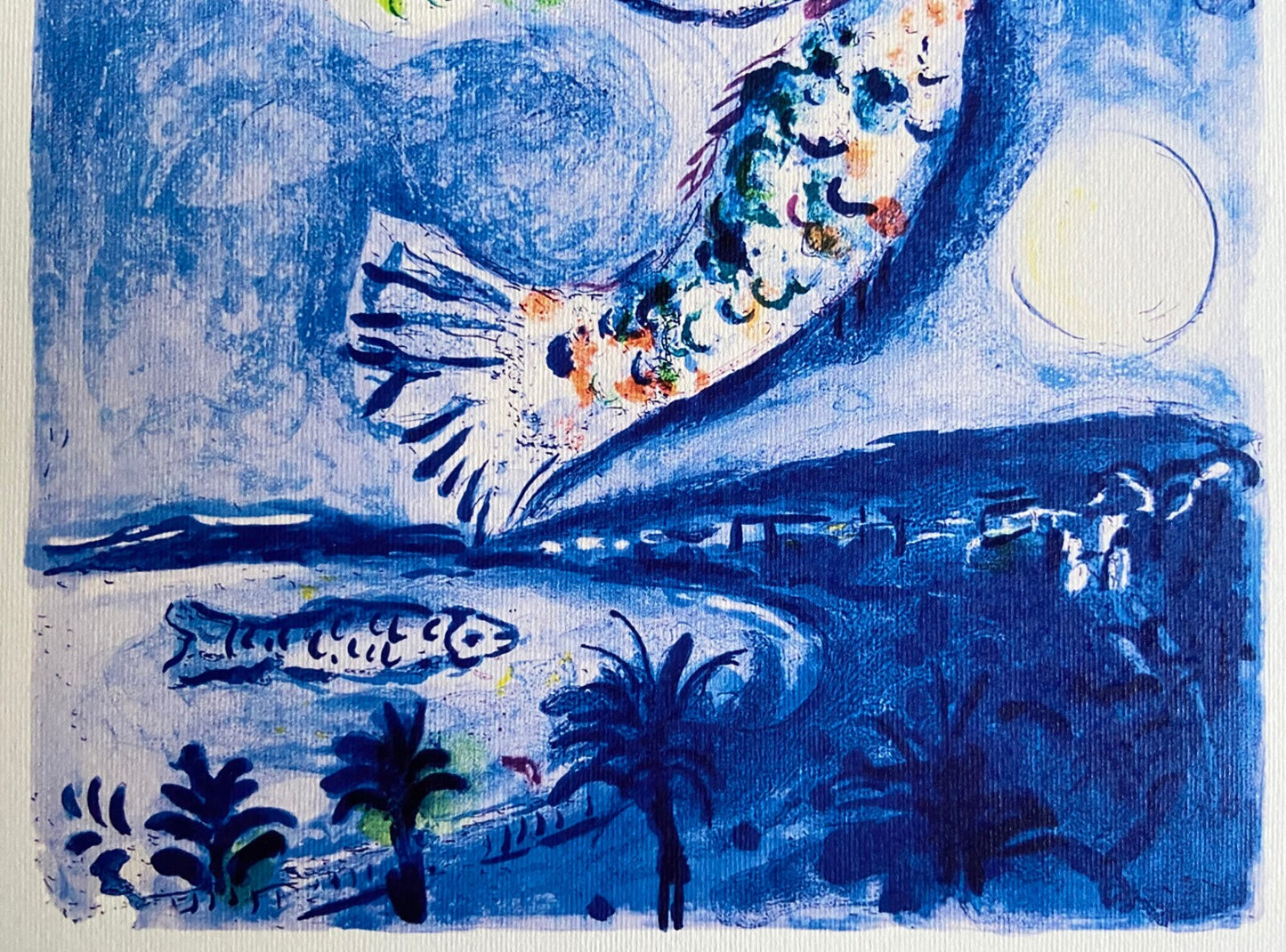 Marc Chagall Lithograph 'Mermaid On The French