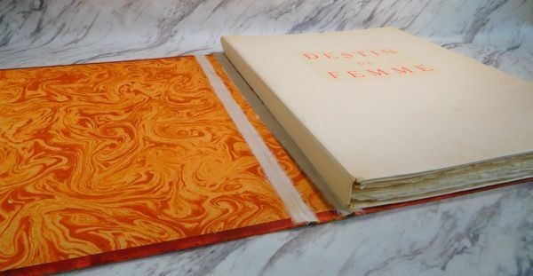 Louis Icart Destin De Femme 1945 Limited Ed125 Illustrated Lithographs Art Deco