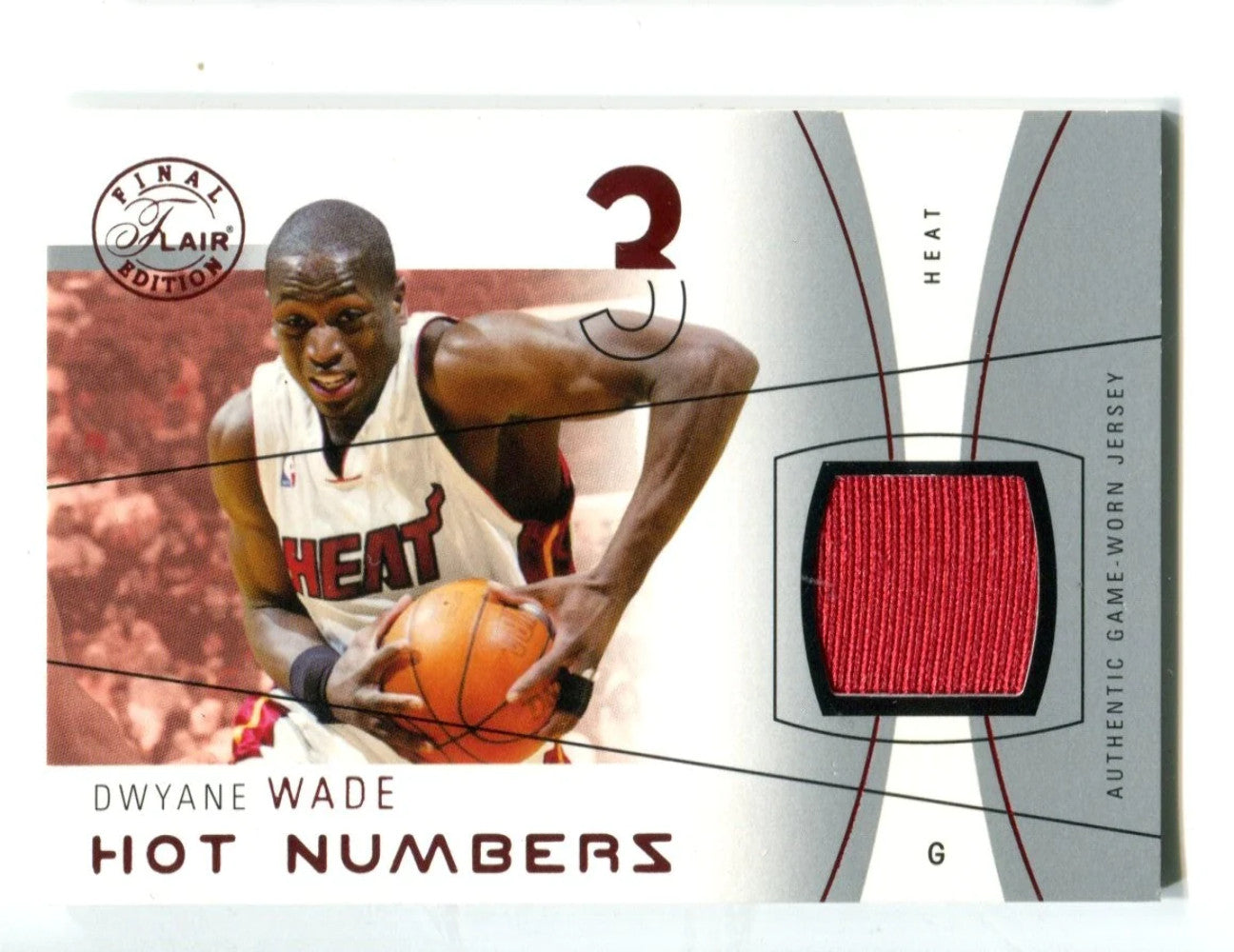 Dwyane Wade 2003 Flair Final Edition Hot Numbers