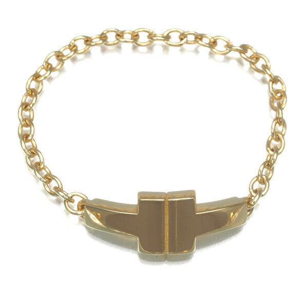Tiffany&Co. Ring Tiffany T Chain Pinky Us2.75-3 18K 750 Yellow Gold