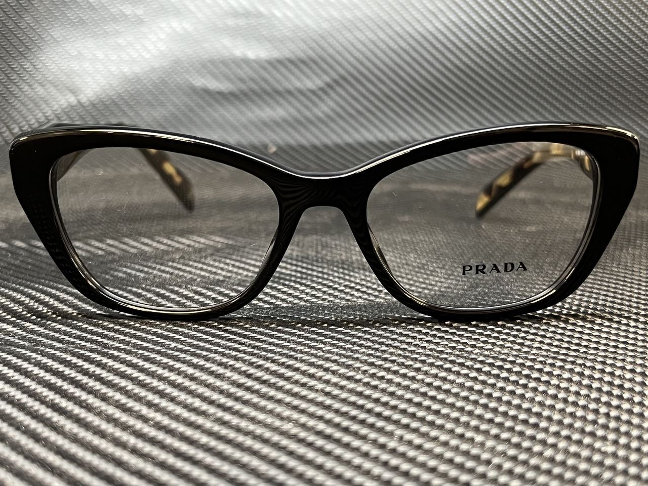 Prada Pr 19Wv 1Ab1O1 Black Cat Eye 53 Mm Women'S