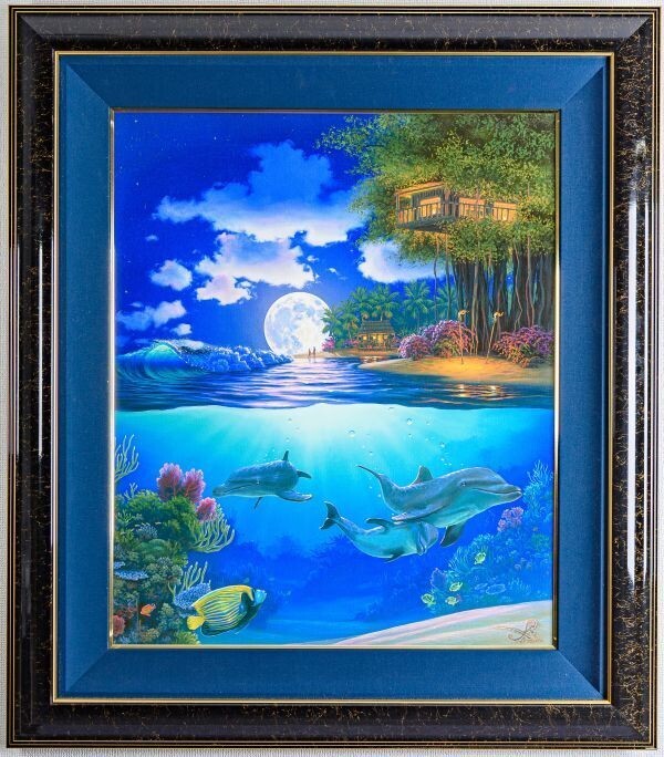 John Al Hogue Hand Colored With Diamonds Signed