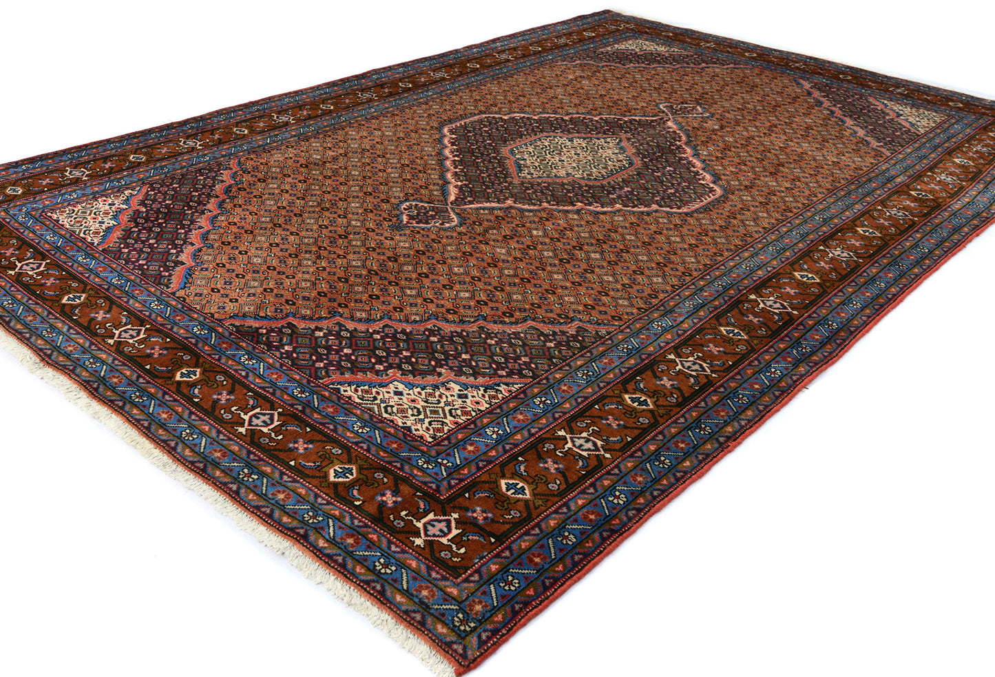 Handmade Tribal Geometric Vintage Oriental Rug