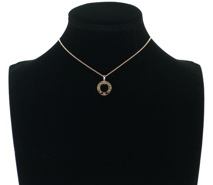 Bvlgari Necklace Bvlgaribvlgari Diamond 18K 750 Rose Gold