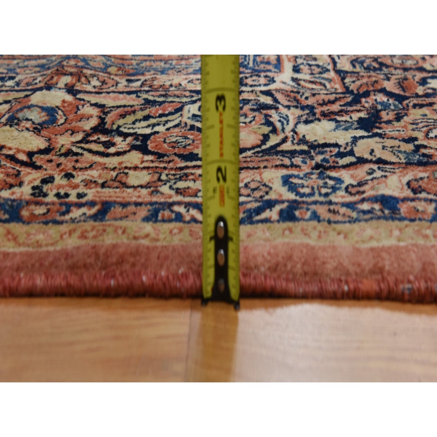 11'10"X15'6" Orange Antique Saroogh 100% Wool Hand Knotted Oriental Rug