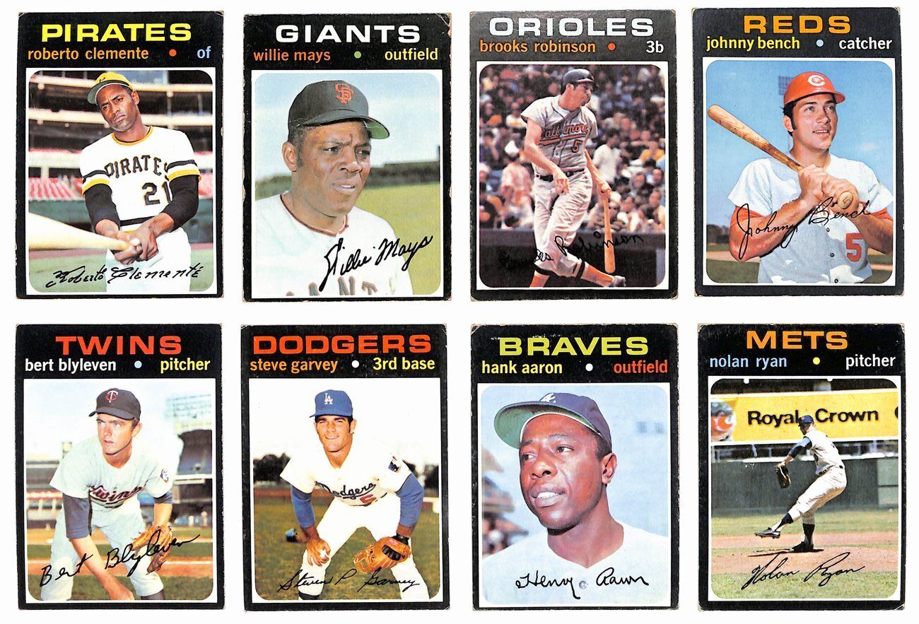1971 Topps Baseball Complete Set (752) Cards