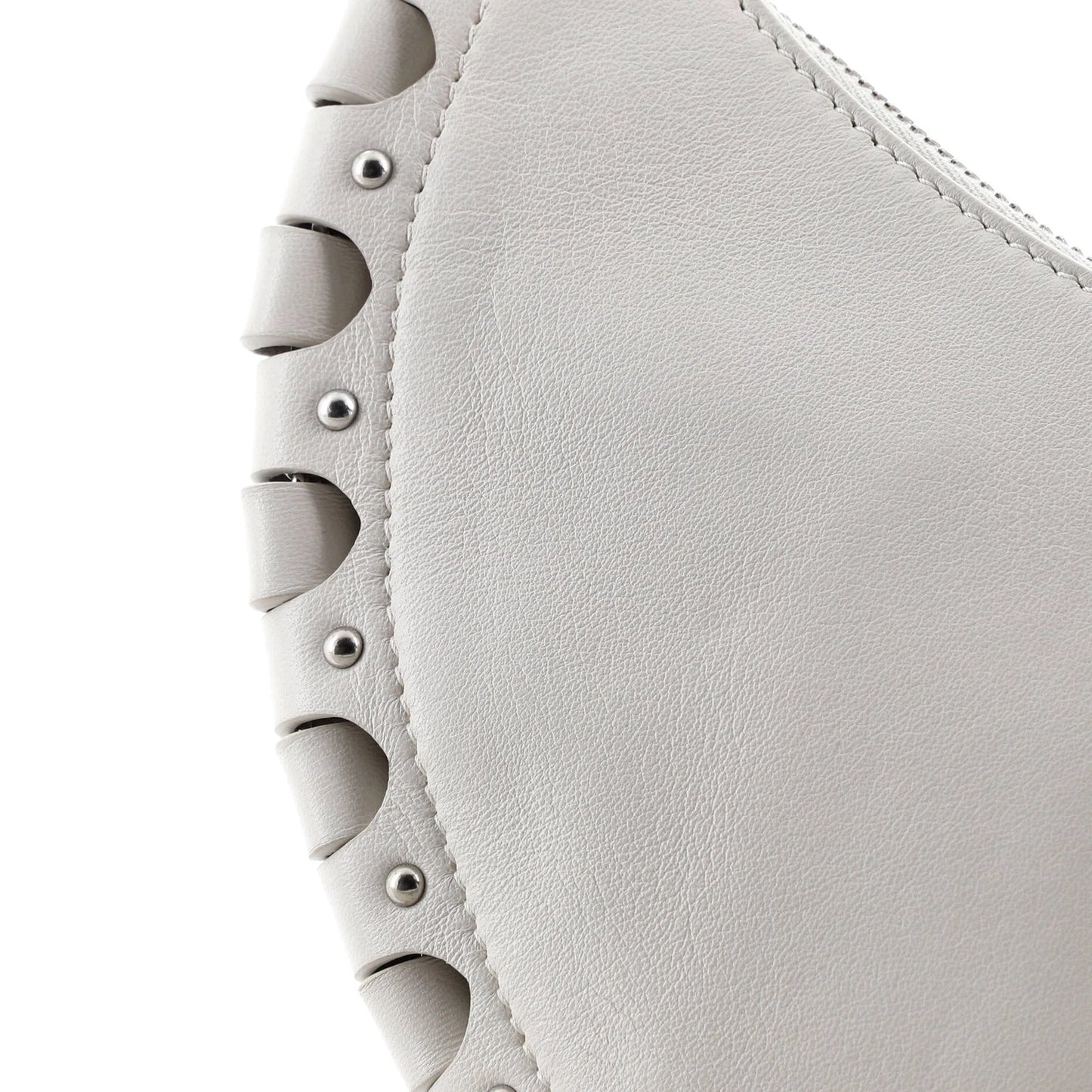 Alaia Demi Lune Chain Bag Studded Leather