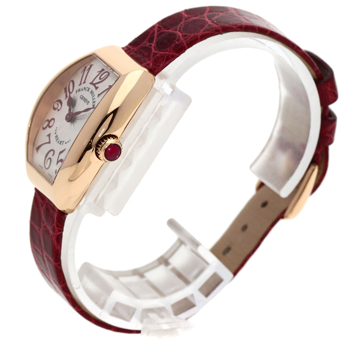 Franck Muller Heart To Heart Watches 5002Sqz K18 Pink Gold/Leather Ladies