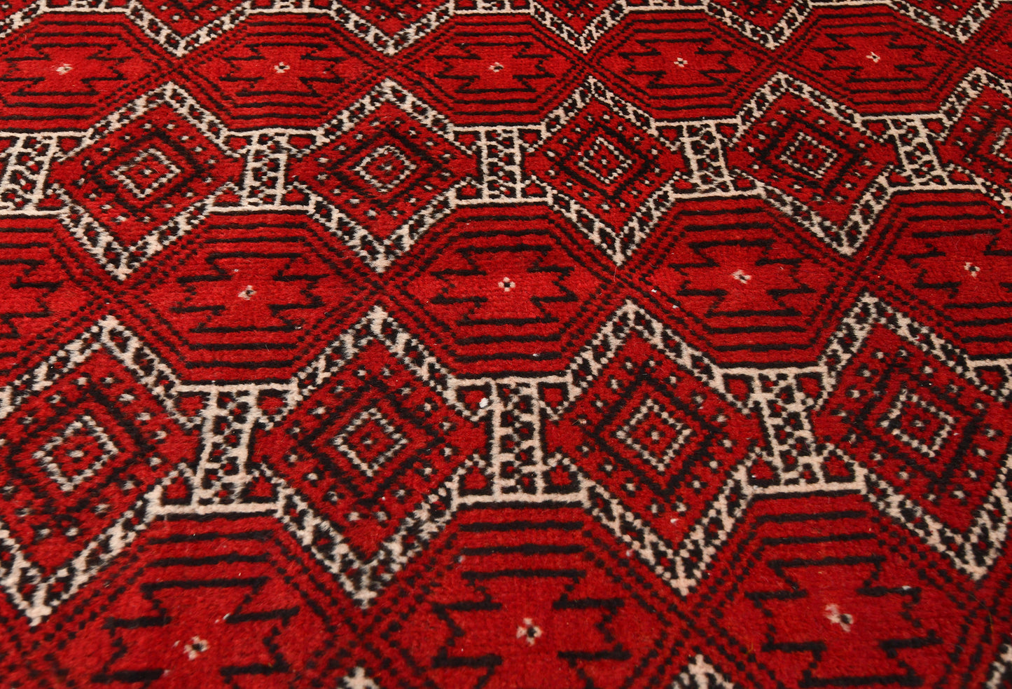 Handmade Antique Tribal Rug Allover Design