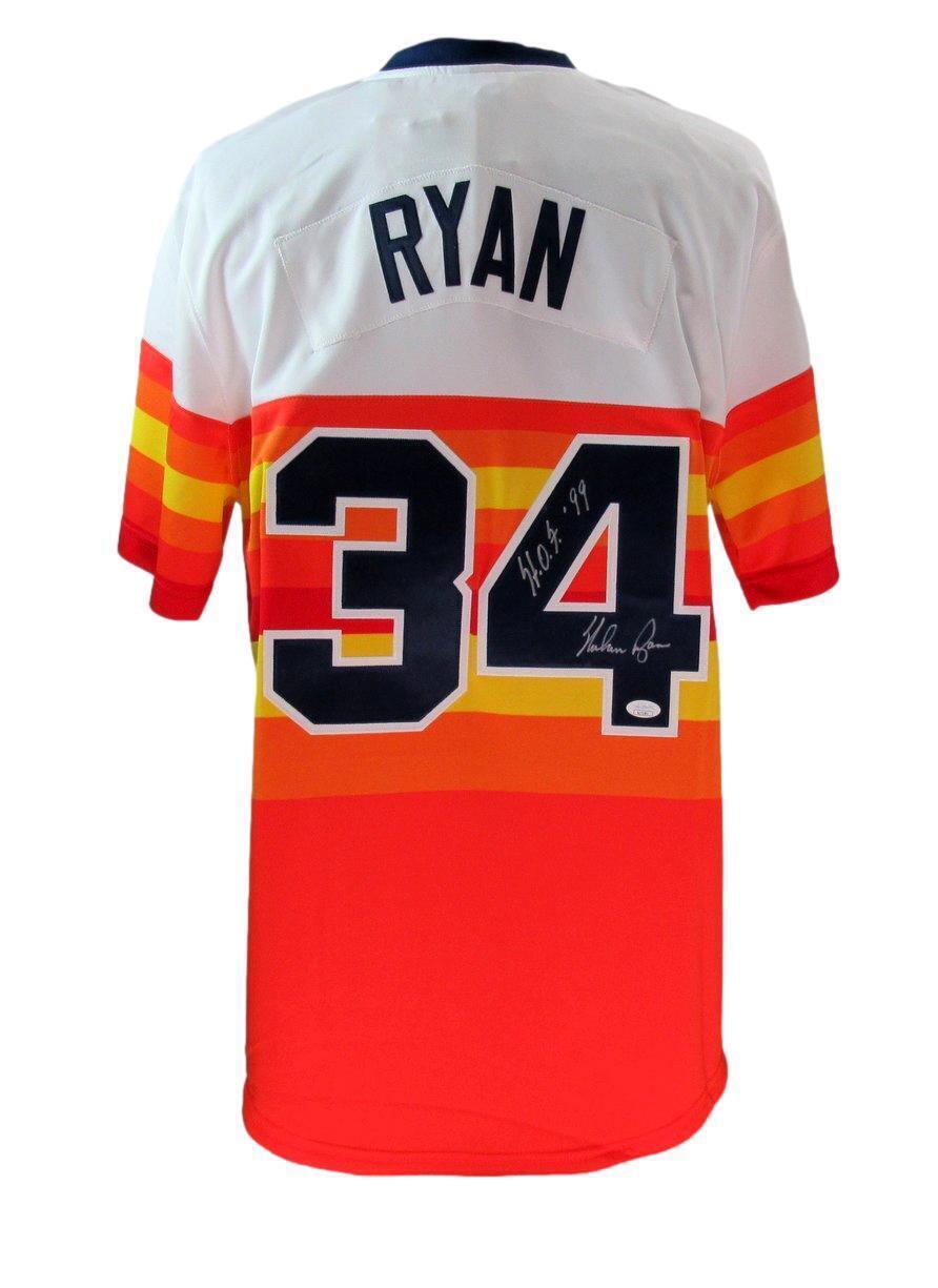 Nolan Ryan 1980 Autographed Authentic Mitchell &