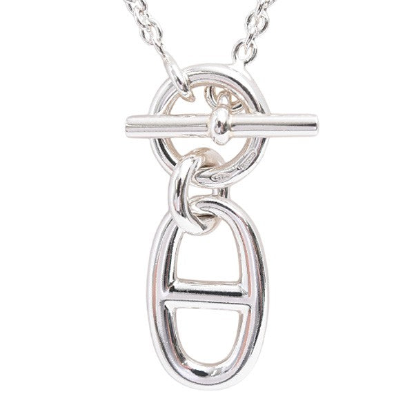 Herms Amulette Chane D'Ancre Necklace Sv925 Silver