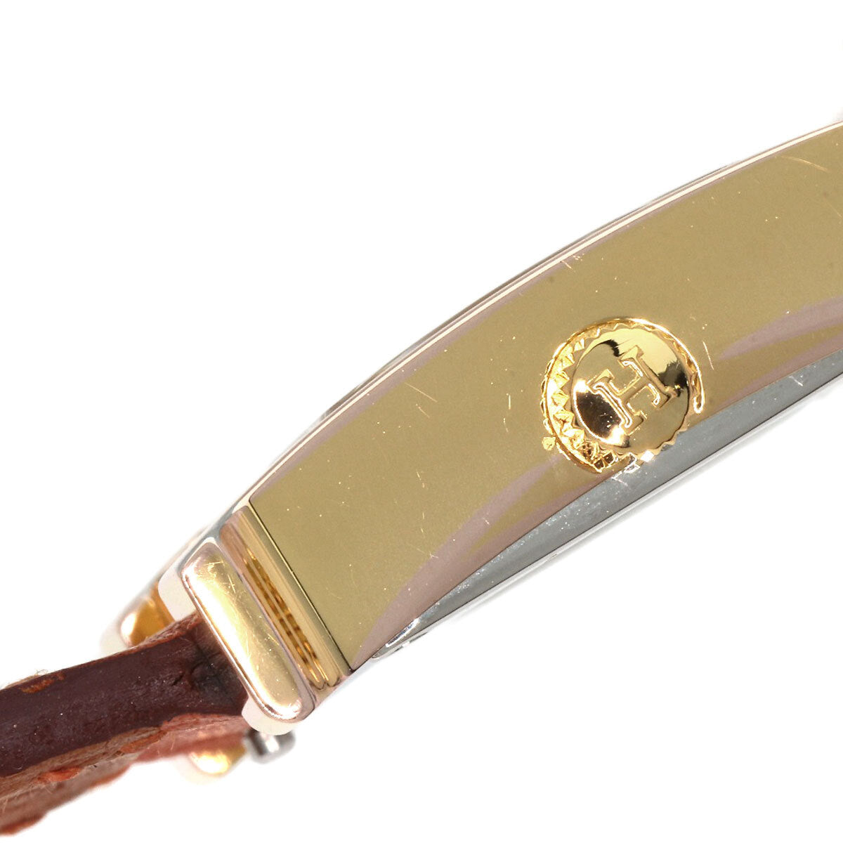 Hermes H Watch Mini Watches Hh1.101 Pgp/Leather