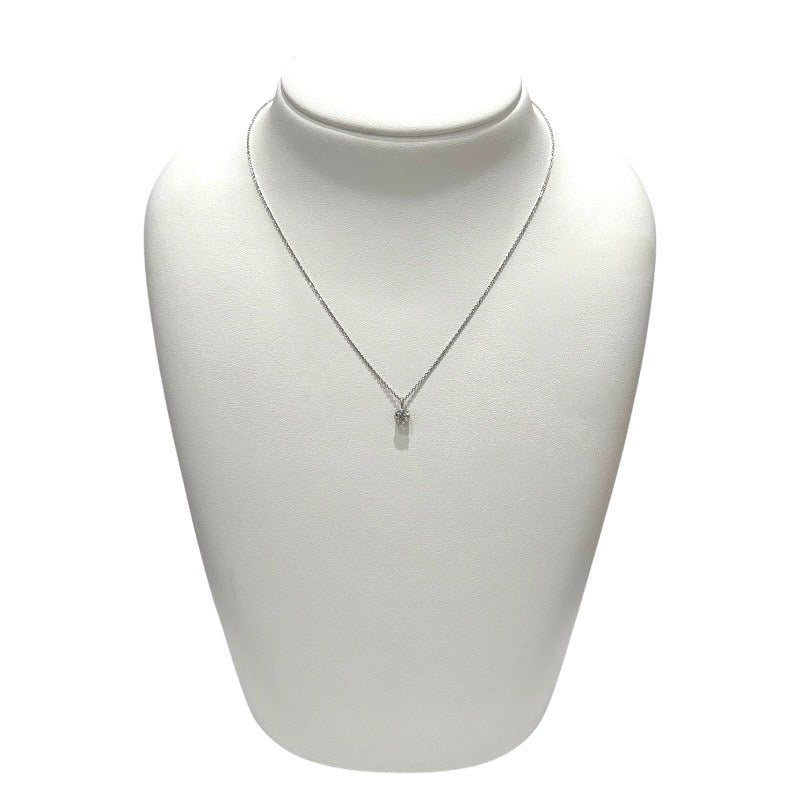 Diamond Necklace Pt900 With 0.85Ct Diamond