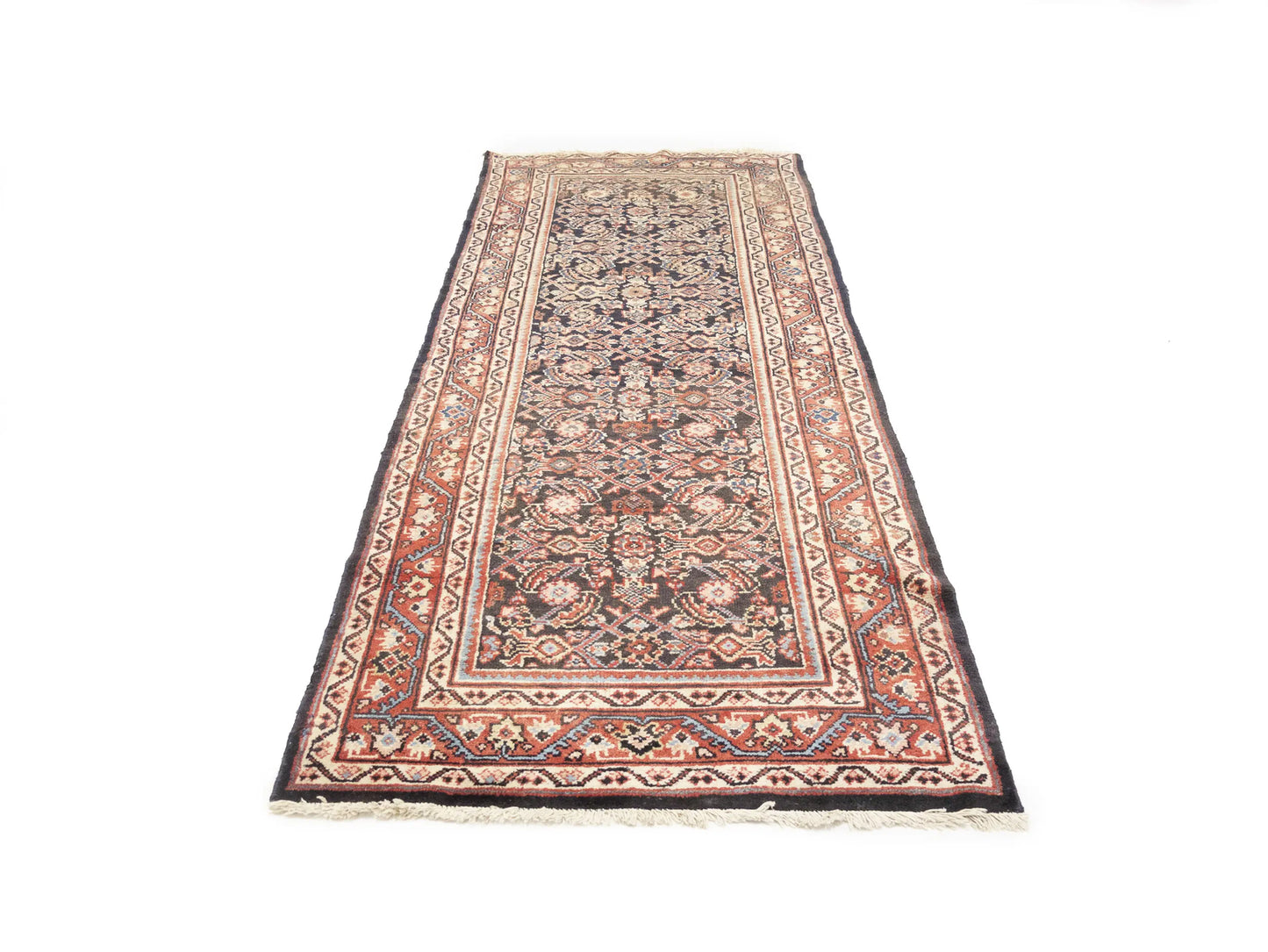 4X10 Ft Hand-Knotted Allover Floral Design