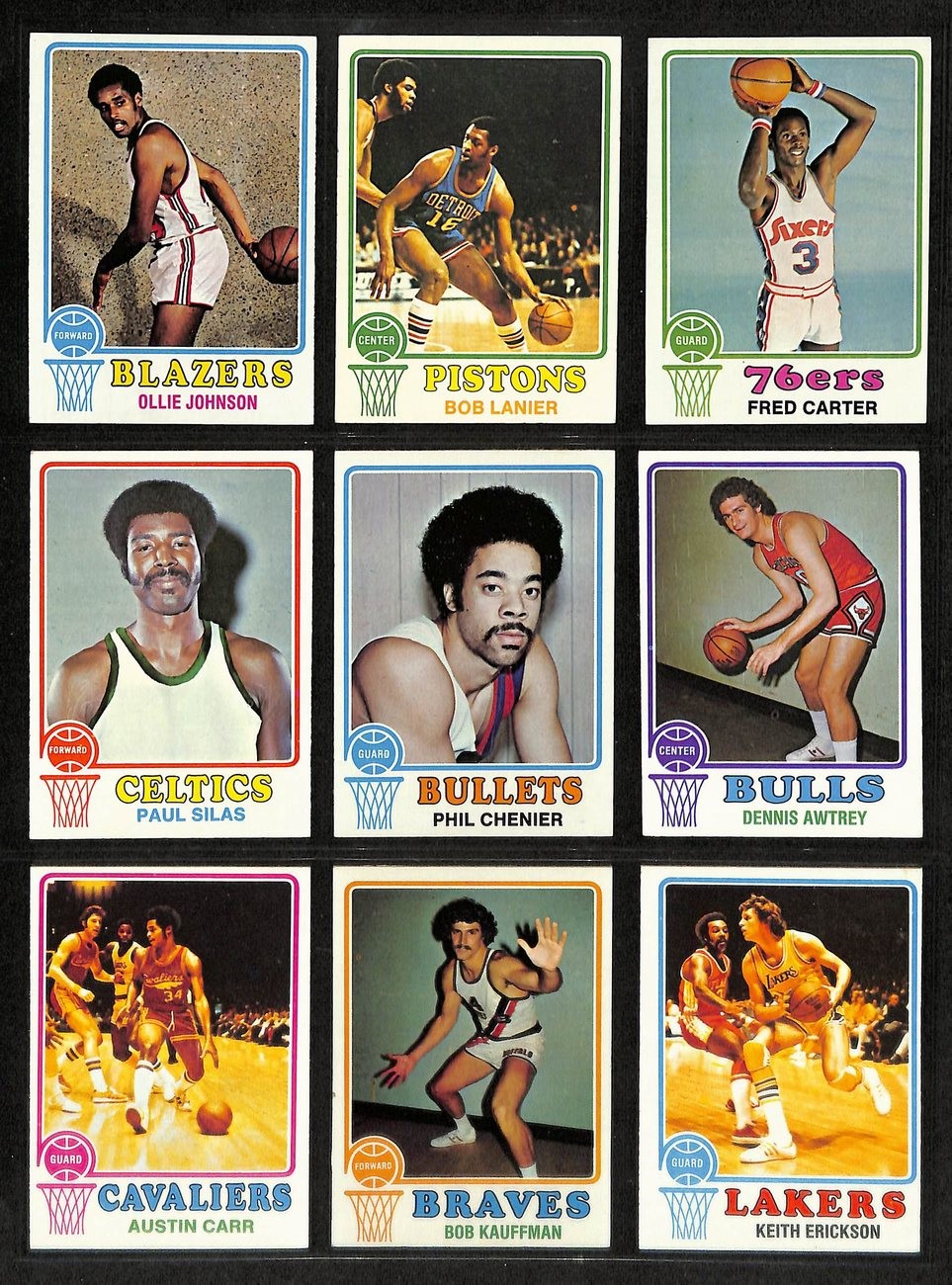1973-74 Topps Basketball Complete Set (264)