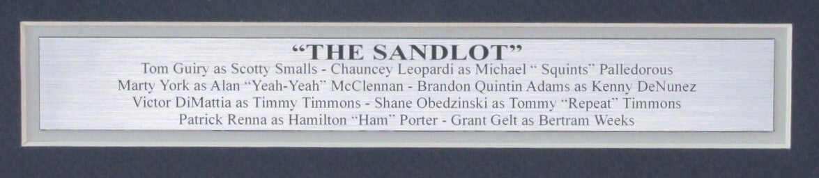 "The Sandlot" Multi-Signed/Auto By 8 Players