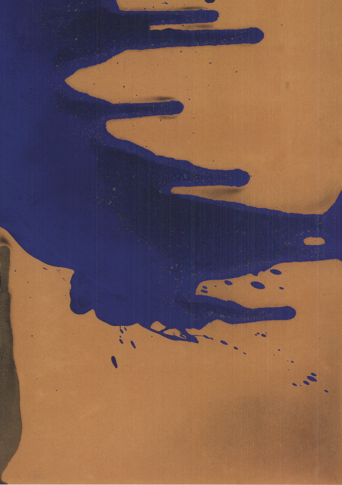 Yves Klein Untitled, Coloured Fire Painting (Fc17) " Offset Lithograph