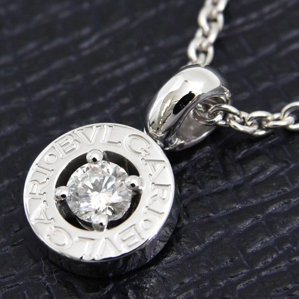 Bvlgari Bulgari 1P Diamond Necklace 750Wg White Gold