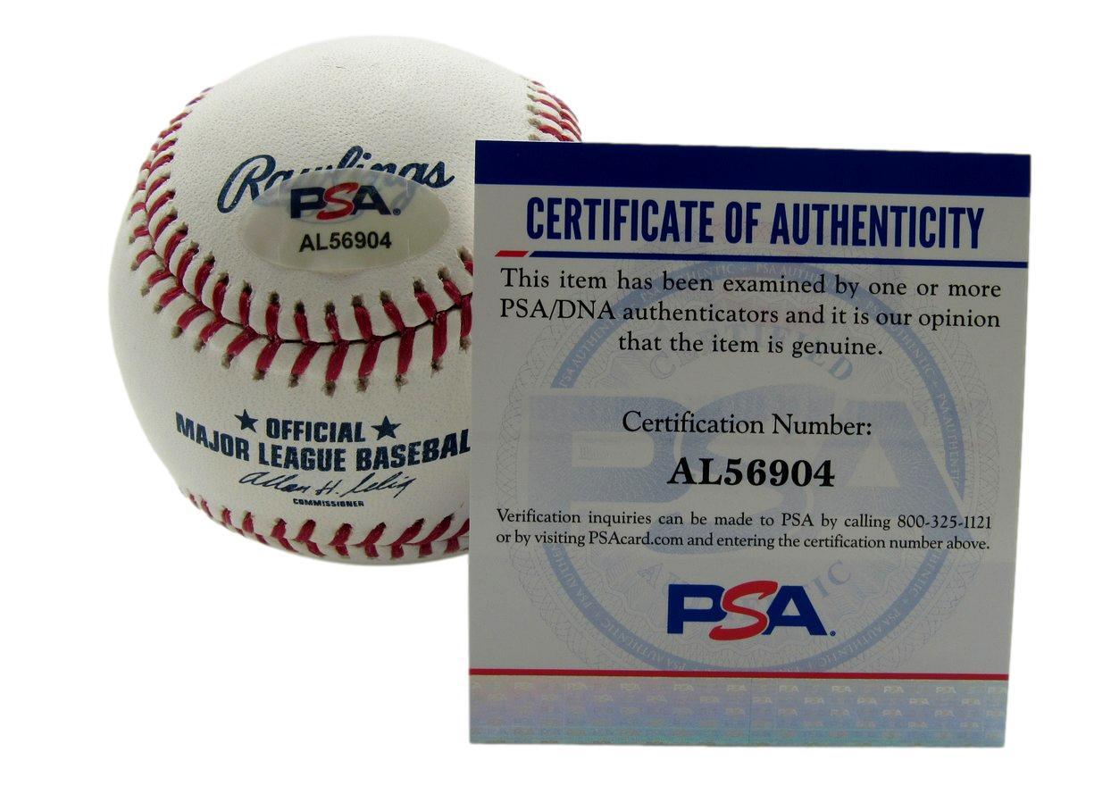 Hubert Big Daddy Wooten Signed/Inscr Oml Baseball Negro League Clowns Psa/Dna