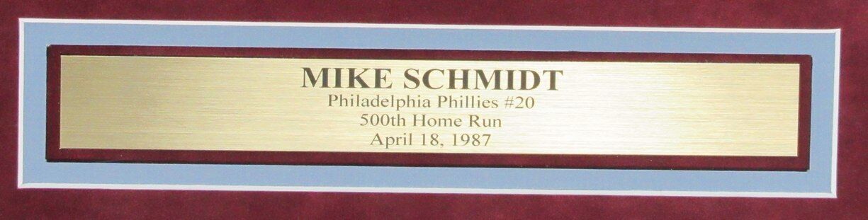Mike Schmidt Autographed Philadelphia Phillies