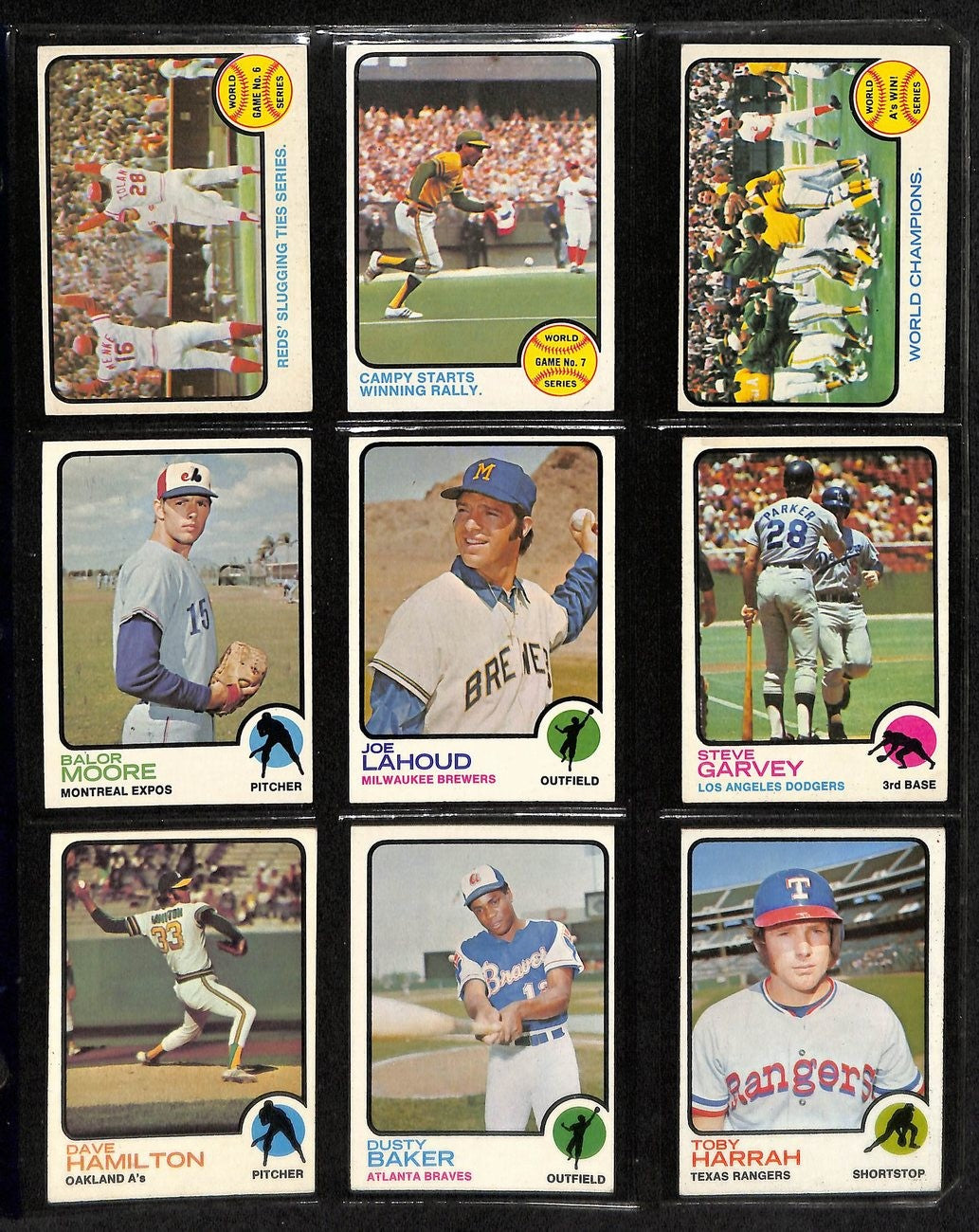 1973 Topps Baseball Cards Complete Set (660)