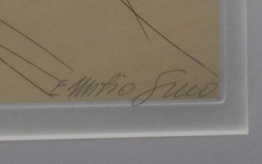 Emilio Greco (Italian) Signed Etching Print