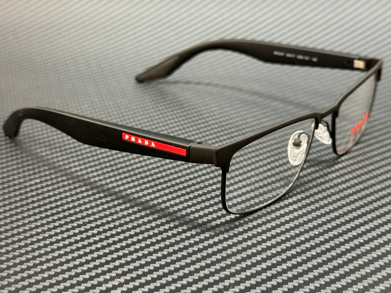 Prada Linea Rossa Ps 51Pv Dg01O1 Black Rubber