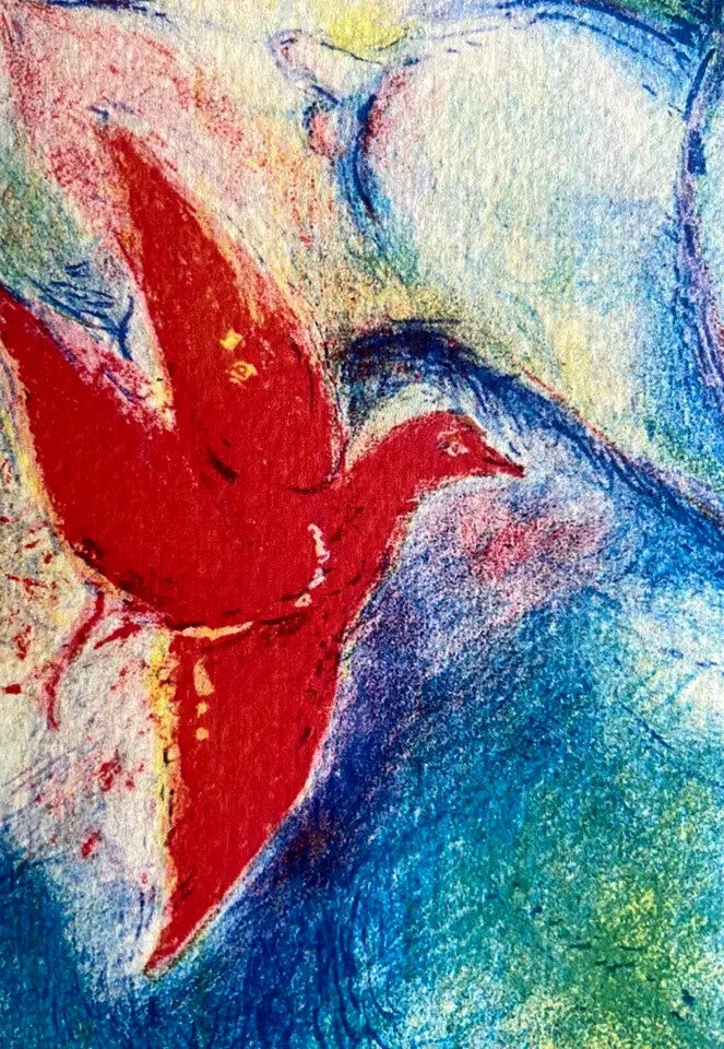 Marc-Chagall Lithograph Hand-Made Coa Hand-Signed Numbered In Pencil