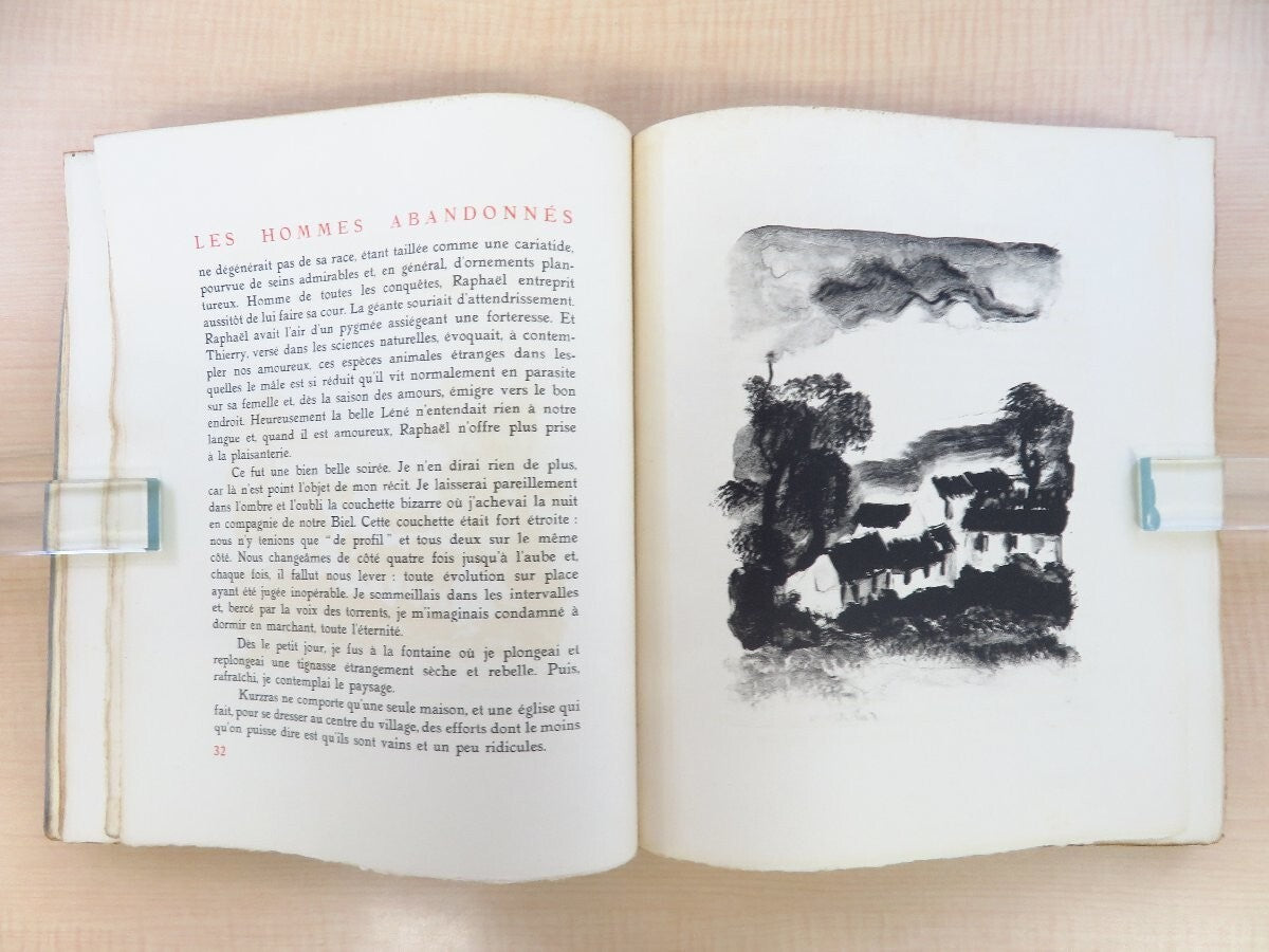 Rare 1927 'Les Hommes Abandonnes' With Vlaminck Etchings & Lithographs" Limited