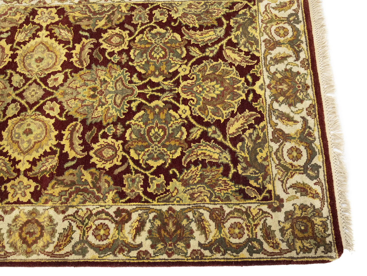 Handmade Floral Style Agra Jaipur Oriental Runner