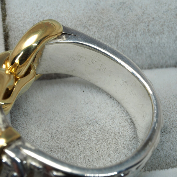 Hermes Ring Vintage Belt Eu49 18K 750 Yellow